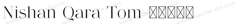 Nishan Qara Tom字体转换
